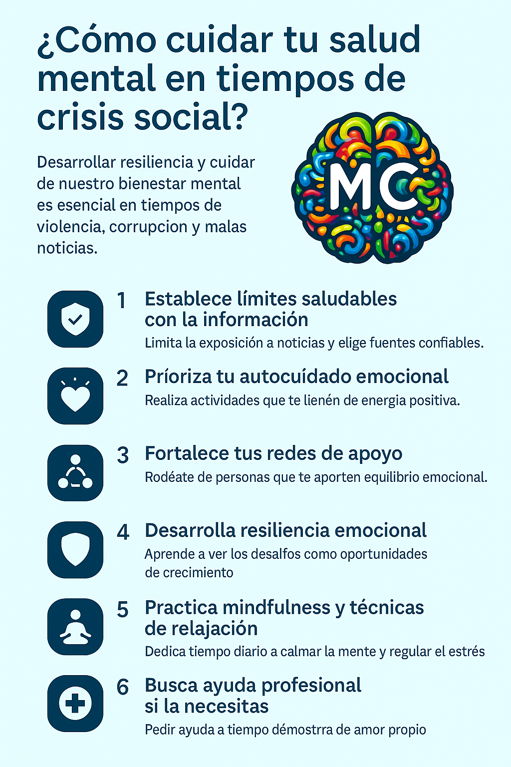 🧠 ¿Cómo cuidar tu salud mental en tiempos de crisis social ...